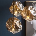 Loft Industry Modern - Glass Stone Pendant